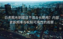 白虎图片到底适不适合长期用？内容更新频率与实际可用性的观察