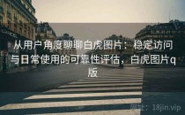 从用户角度聊聊白虎图片：稳定访问与日常使用的可靠性评估，白虎图片q版