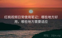 红桃视频日常使用笔记：哪些地方好用，哪些地方需要适应