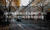 从用户角度聊聊白虎免费网站：访问方式、内容分布与整体使用感受