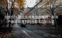 白虎91｜站在实用角度的整理：新用户最容易遇到的问题与应对方式