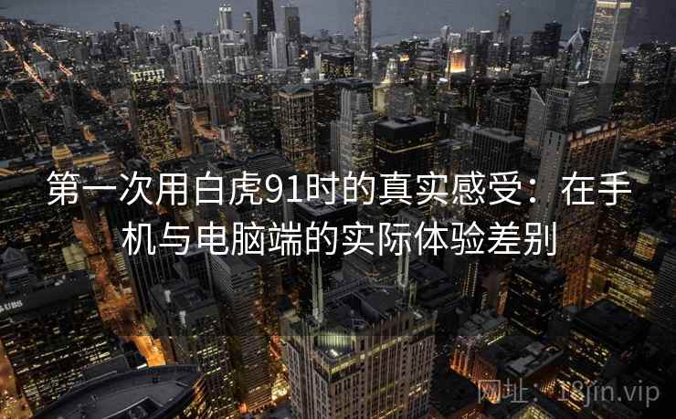 第一次用白虎91时的真实感受:在手机与电脑端的实际体验差别 第1张 第一次用白虎91时的真实感受:在手机与电脑端的实际体验差别 第1张