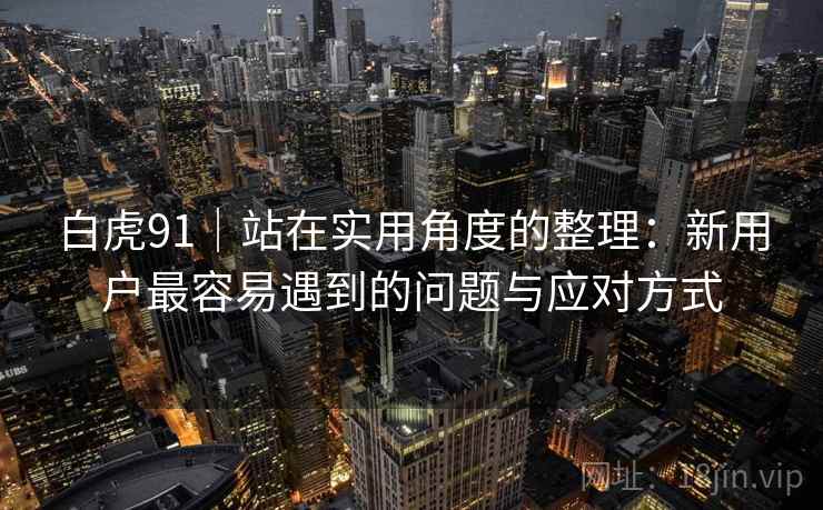 白虎91｜站在实用角度的整理：新用户最容易遇到的问题与应对方式  第2张
