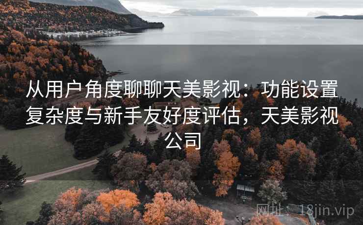 从用户角度聊聊天美影视:功能设置复杂度与新手友好度评估,天美影视公司 第2张 从用户角度聊聊天美影视:功能设置复杂度与新手友好度评估,天美影视公司 第2张