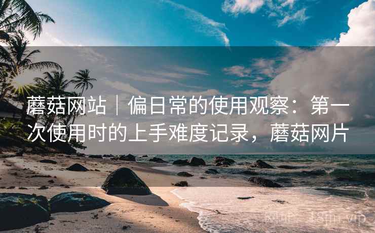 蘑菇网站|偏日常的使用观察:第一次使用时的上手难度记录,蘑菇网片 第2张 蘑菇网站|偏日常的使用观察:第一次使用时的上手难度记录,蘑菇网片 第2张