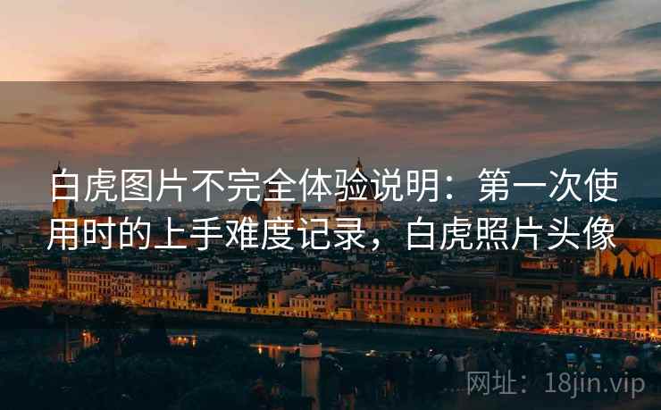 白虎图片不完全体验说明：第一次使用时的上手难度记录，白虎照片头像  第1张