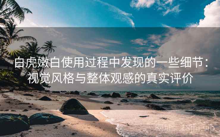 白虎嫩白使用过程中发现的一些细节:视觉风格与整体观感的真实评价 第2张 白虎嫩白使用过程中发现的一些细节:视觉风格与整体观感的真实评价 第2张