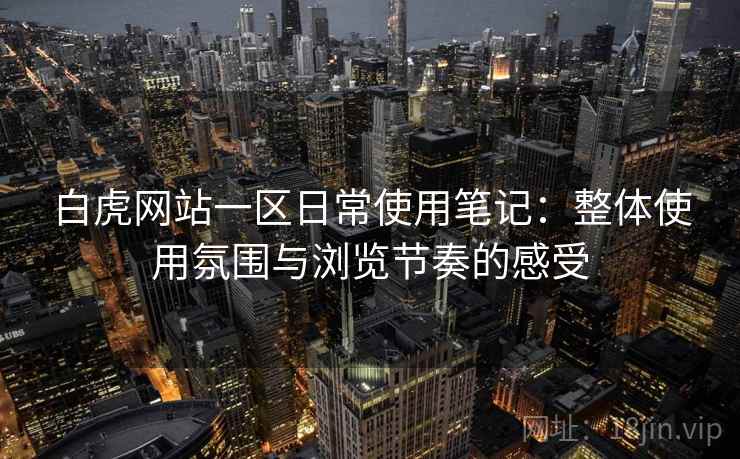 白虎网站一区日常使用笔记：整体使用氛围与浏览节奏的感受  第2张