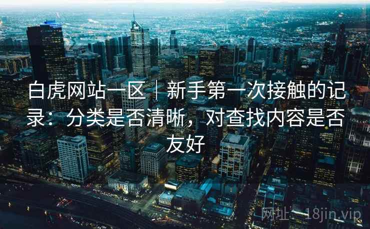 白虎网站一区｜新手第一次接触的记录：分类是否清晰，对查找内容是否友好  第1张